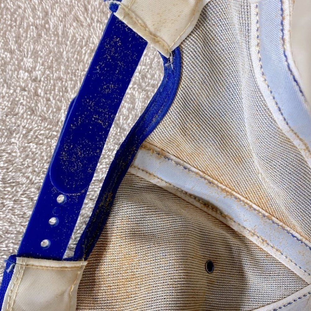 Vintage XV 1983 Blue Yellow Hat - Picture 7 of 9